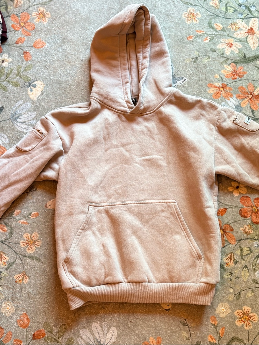 Beige/Tan Cozy Pullover Hoodie
